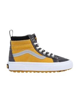 Sneakers Vans Sk8 Hi für Junge und Mädchen Gelb