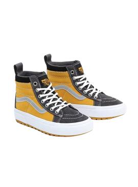 Sneakers Vans Sk8 Hi für Junge und Mädchen Gelb