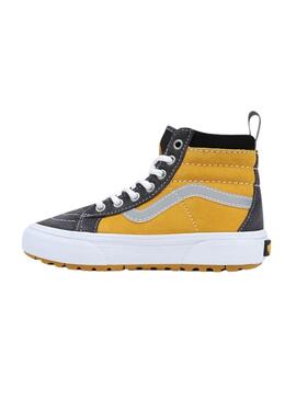 Sneakers Vans Sk8 Hi für Junge und Mädchen Gelb