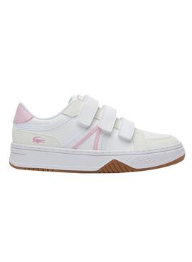 Sneakers Lacoste L001 Klettverschluss für Mini Weiss