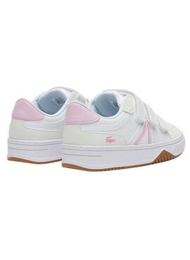 Sneakers Lacoste L001 Klettverschluss für Mini Weiss