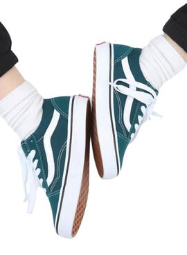 Sneakers Vans Old Skool für Mädchen und Junge Grün