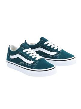 Sneakers Vans Old Skool für Mädchen und Junge Grün