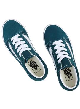 Sneakers Vans Old Skool für Mädchen und Junge Grün