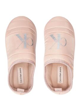 Sneakers Calvin Klein Home Slipper Damen Rosa