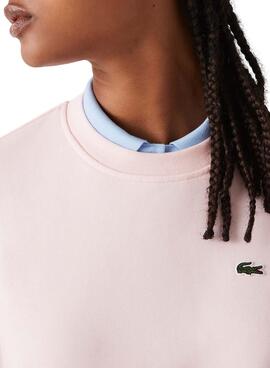 Sweatshirt Lacoste Classic für Damen Rosa
