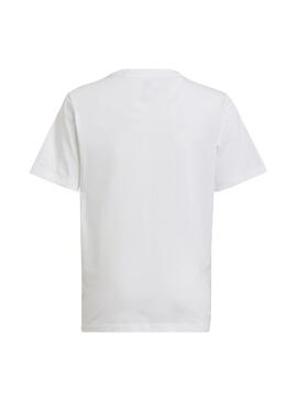 T-Shirt Adidas Graphic für Mädchen Weiss