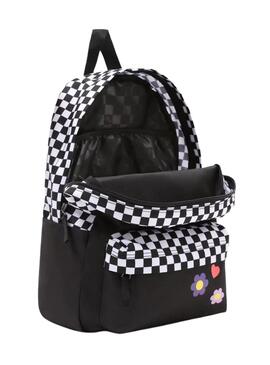 Rucksack Vans Lächeln für Mädchen Schwarz