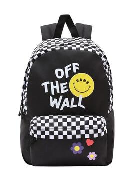 Rucksack Vans Lächeln für Mädchen Schwarz