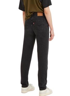 Hose Levis 80 Mom für Damen Schwarz