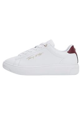 Sneakers Tommy Hilfiger Signature Damen Weisss