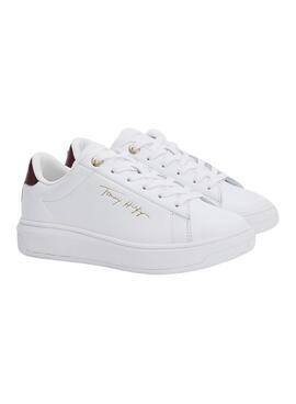 Sneakers Tommy Hilfiger Signature Damen Weisss