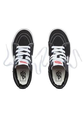 Turnschuh Vans Sk8-Hi Schwarz für Jungen und Mädchen