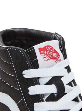 Turnschuh Vans Sk8-Hi Schwarz für Jungen und Mädchen