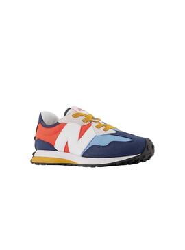 Sneakers New Balance 327 Junges Blau y Orange
