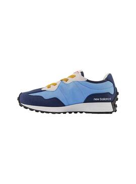 Sneakers New Balance 327 Junges Blau y Orange