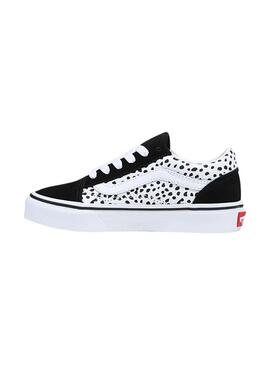 Sneakers Vans Old Skool Dots Schwarz und Weiss