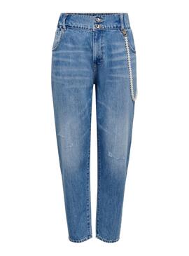 Jeans Only Llu Carrot Kette Damen Blau