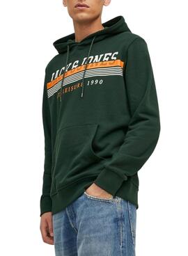 Sweatshirt Jack & Jones Eisen für Herren Grün