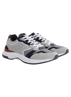 Sneakers Tommy Hilfiger Jumpsuitgram TH Herren Grau