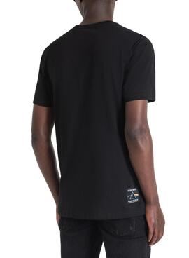 T-Shirt Antony Morato Pink Floyd Herren Schwarz