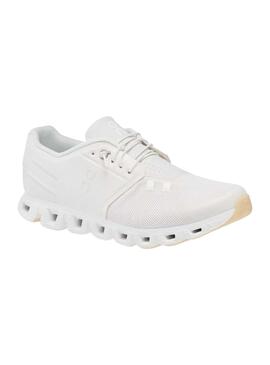 Sneakers On Running Cloud 5 Undyed Damen Weiss