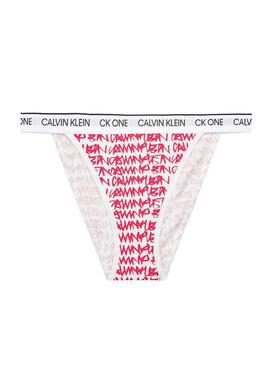 Braga Calvin Klein Logodruck Damen Rot und Weiss