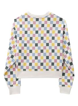 Sweatshirt Vans Überall Kariert Damen Multicolor
