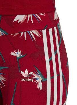 Leggings Adidas Thebe Magugu für Damen Rot