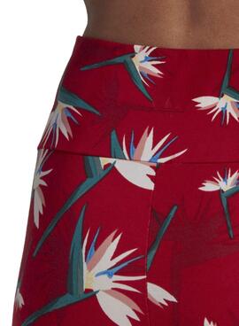 Leggings Adidas Thebe Magugu für Damen Rot