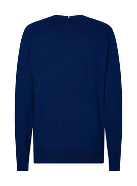 Pullover Tommy Hilfiger Básico für Herren Marineblau