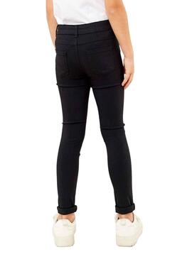 Hose Name It Polly Skinny Fit für Mädchen Schwarz