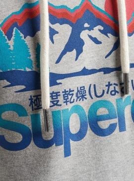 Sweatshirt Superdry Vintage Logo für Herren Grau