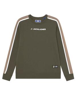 Sweatshirt Jack & Jones Logan für Junge Grün