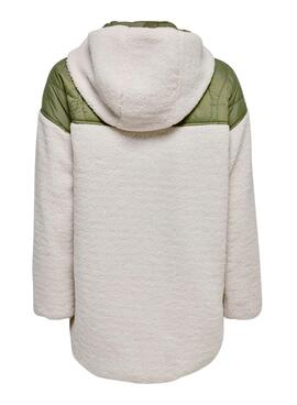 Jacke Only Tinka Teddy für Damen Grün