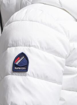 Jacke Superdry Classic Fuji für Damen Weiss