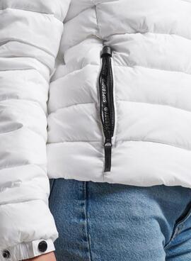 Jacke Superdry Classic Fuji für Damen Weiss