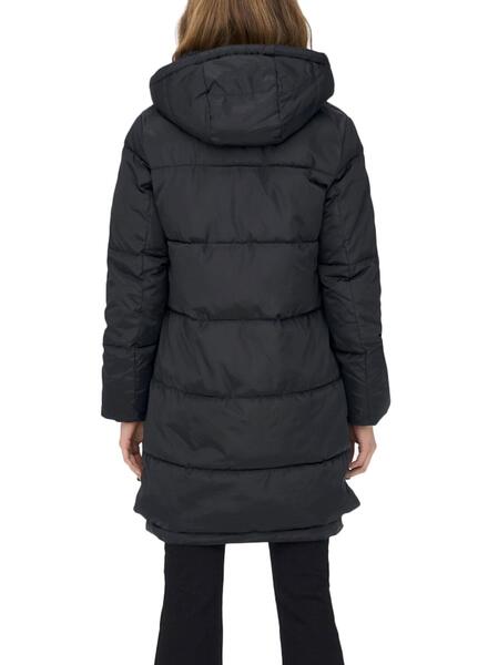 Jacke Only Nora Acolchada für Damen Schwarz