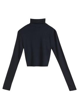 Pullover Levis Erker Rollkragenpullover für Damen Schwarz