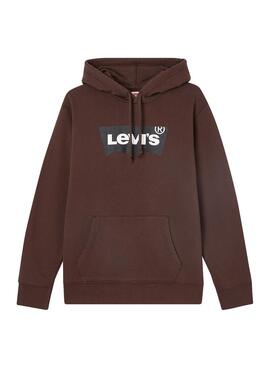 Sweatshirt Levis Graphic für Herren Braun