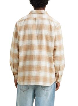 Hemd Levis Jackson Kariert für Herren Beige