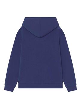 Sweatshirt Levis Logotipo Kapuze für Mädchen Marineblau