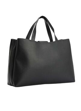 Handtasche Tommy Hilfiger Life Satchel für Damen Schwarz