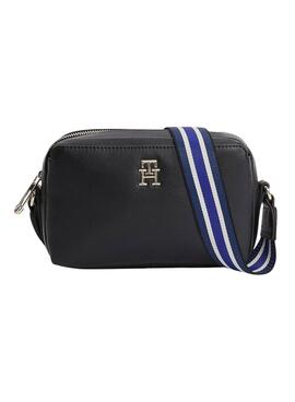 Handtasche Tommy Hilfiger Umhängetasche für Damen Schwarz