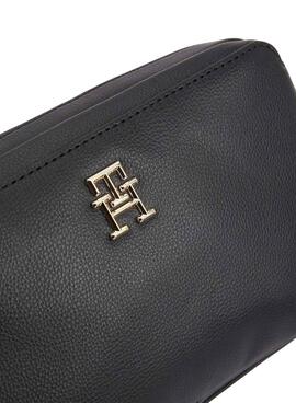 Handtasche Tommy Hilfiger Umhängetasche für Damen Schwarz
