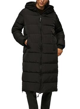 Jacke Pepe Jeans Gus Lang für Damen Schwarz