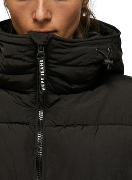 Jacke Pepe Jeans Gus Lang für Damen Schwarz