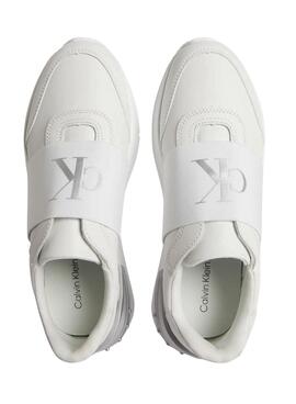 Sneakers Calvin Klein Chunky für Damen Weiss