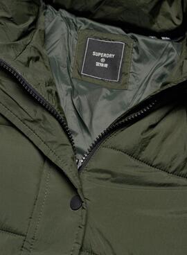 Jacke Superdry Mittelschicht Long Damen Grün