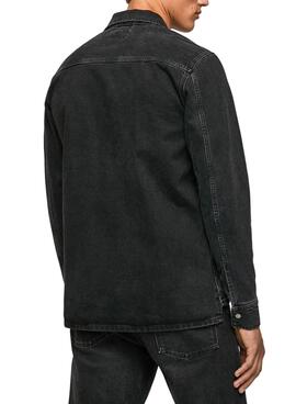 Jacke Pepe Jeans Weston Herren Schwarz Denim